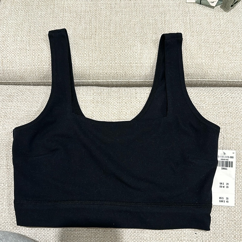 Abercrombie and Fitch black crop top. Brand new.